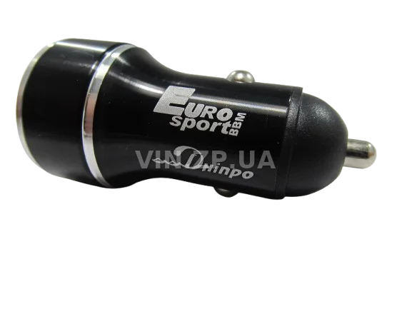 Вольтметр в прикуриватель EuroSport 2 USB 12-24V DVM-22 AS-mirror
