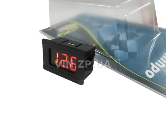 Вольтметр врезной EuroSport 12-24V 0.36" красный DSN-DVM-36-L2-R 3
