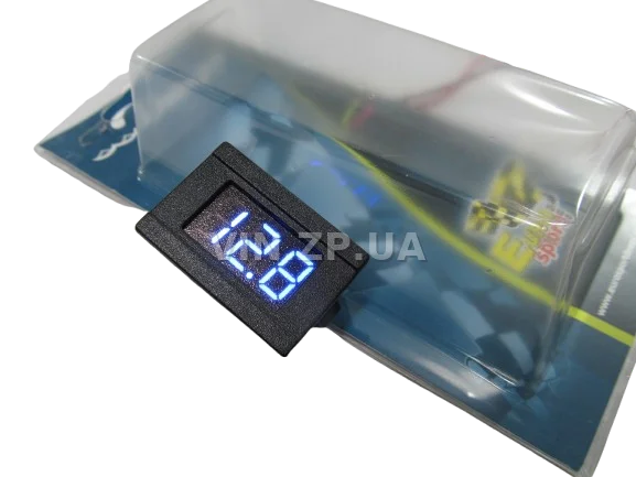 Вольтметр врезной EuroSport 12-24V 0.36" синий DSN-DVM-36-L2-B 3